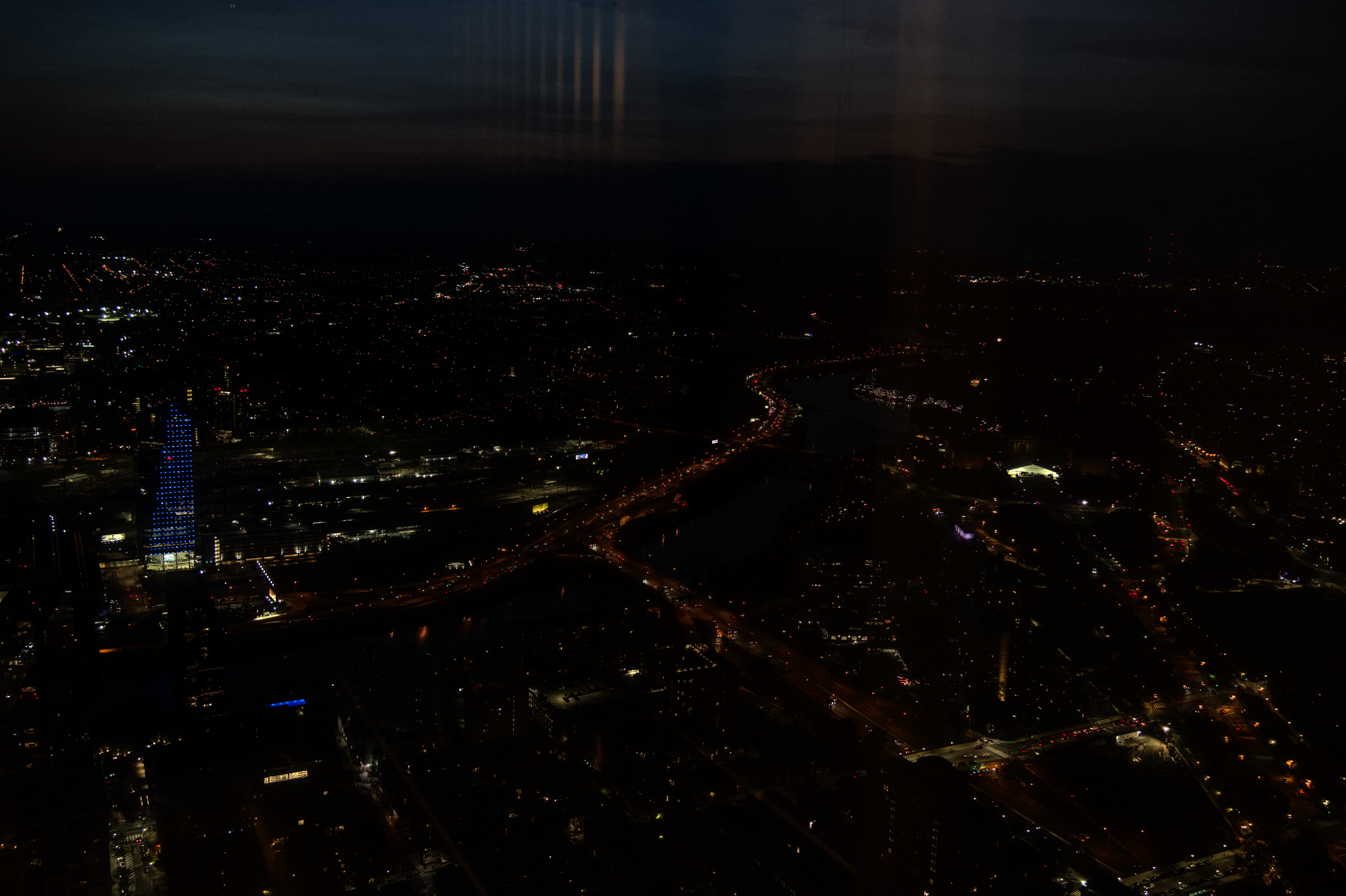 View from the Top of the Comcast Technology Center