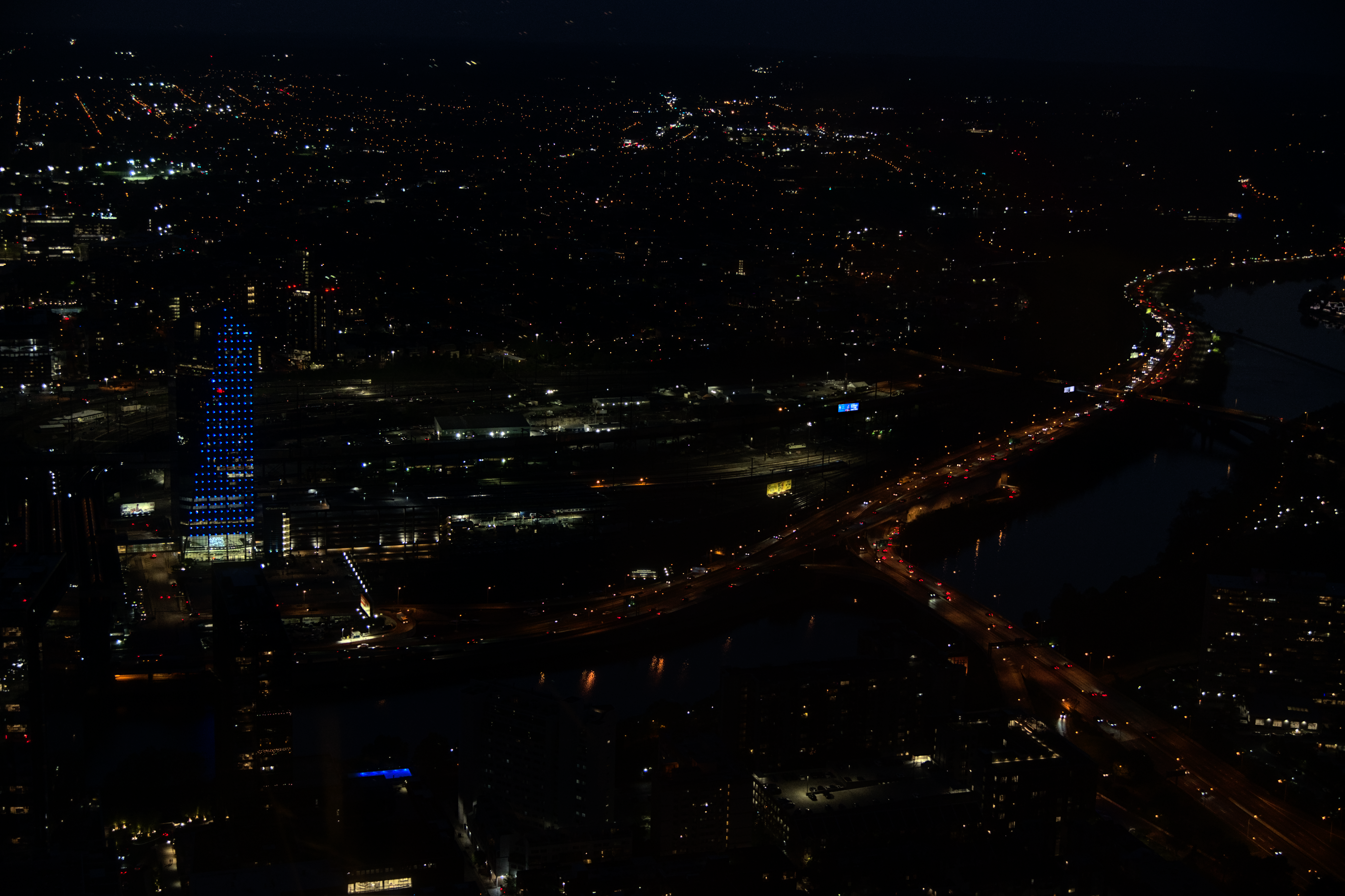 View from the Top of the Comcast Technology Center