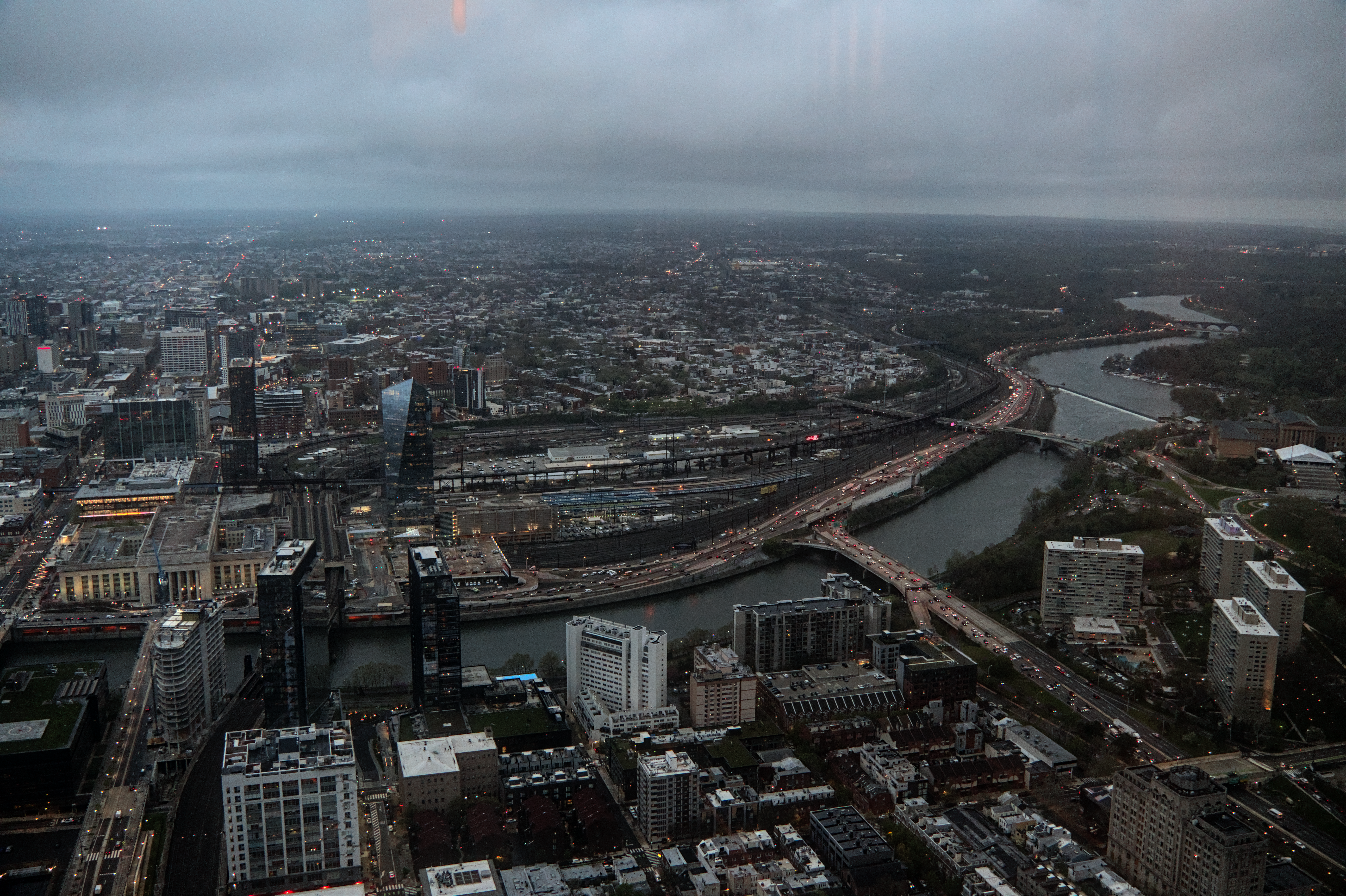 View from the Comcast Building, 2024-06-11