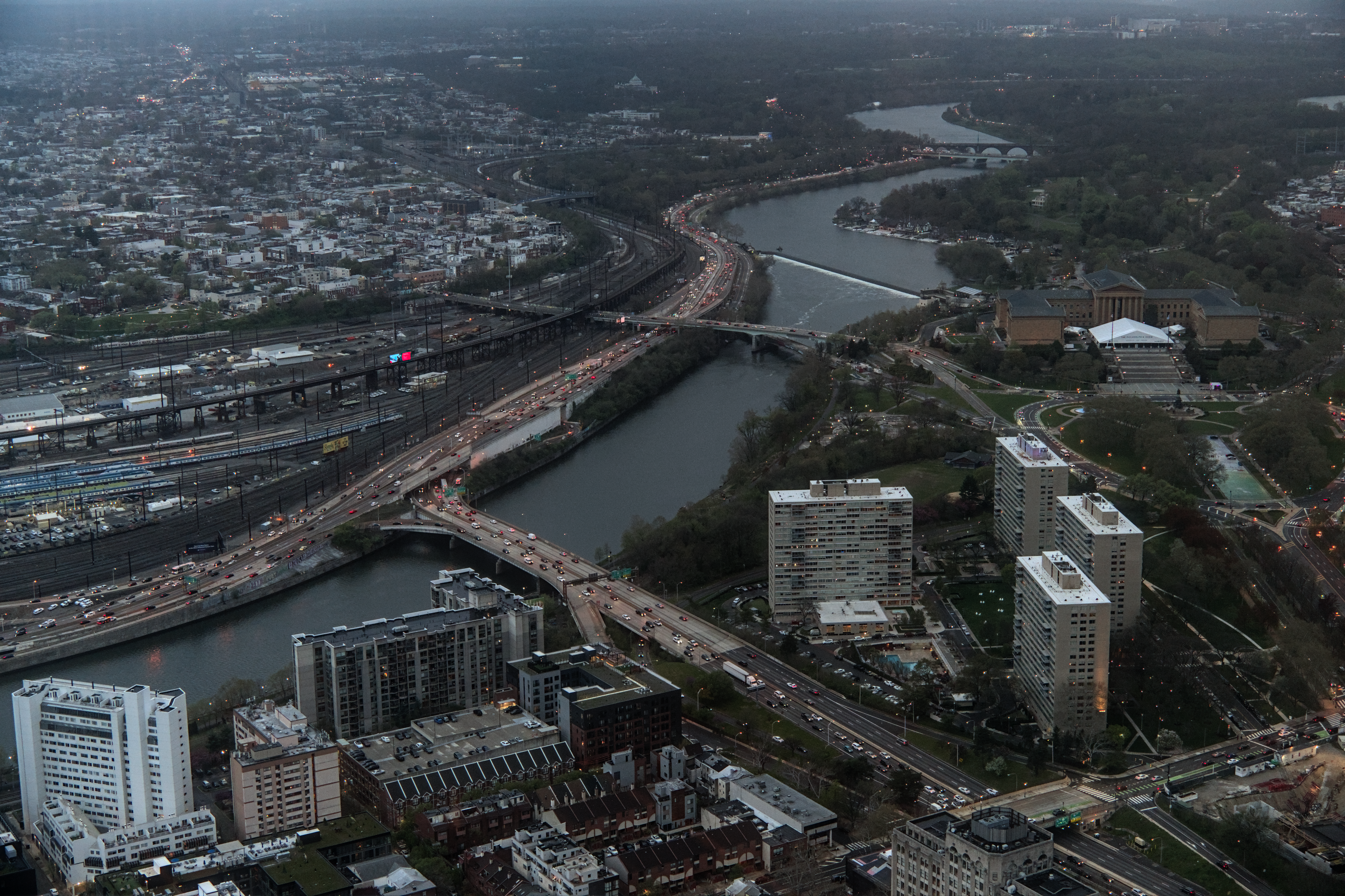 View from the Comcast Building, 2024-06-11