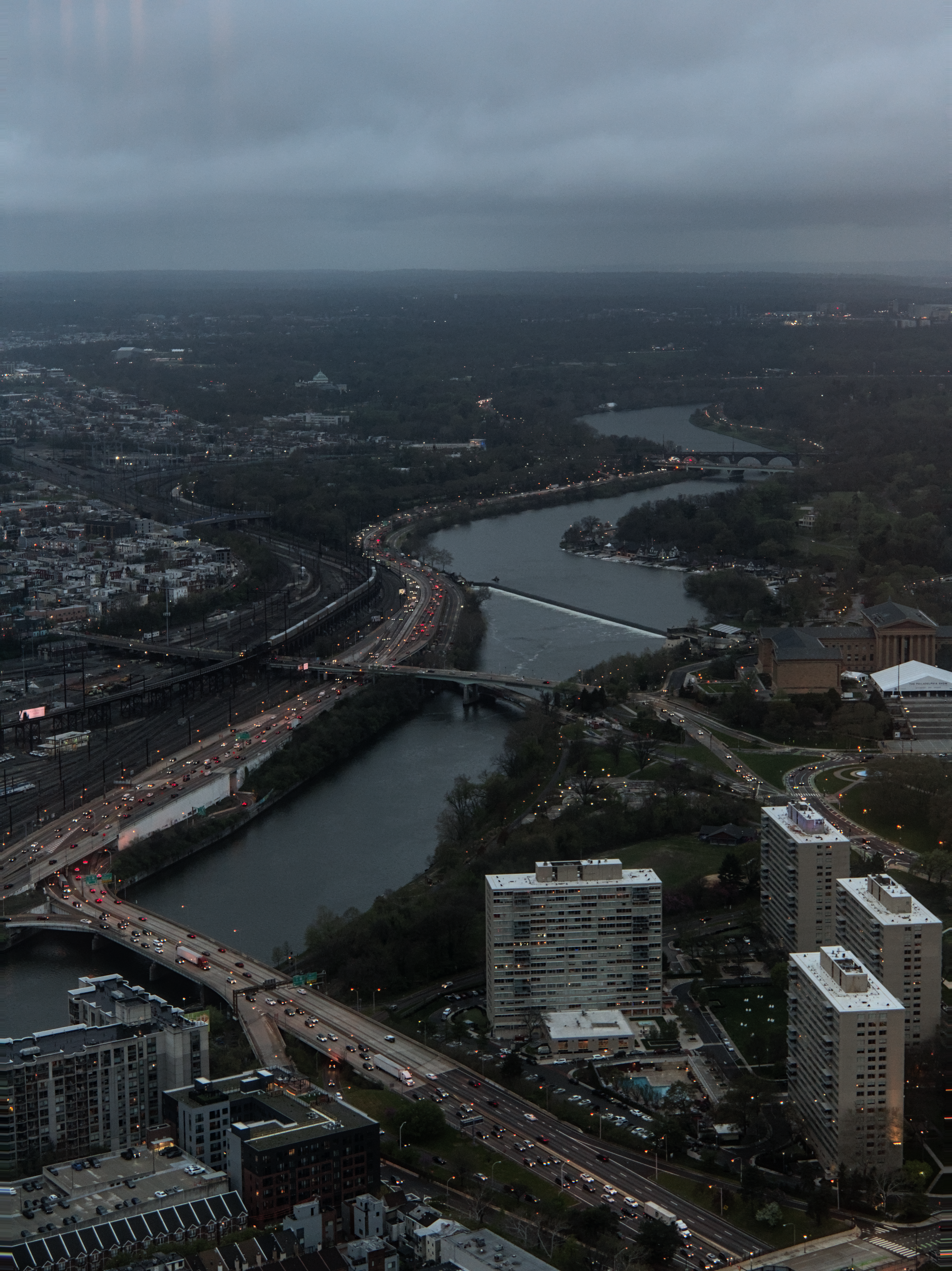 View from the Comcast Building, 2024-06-11