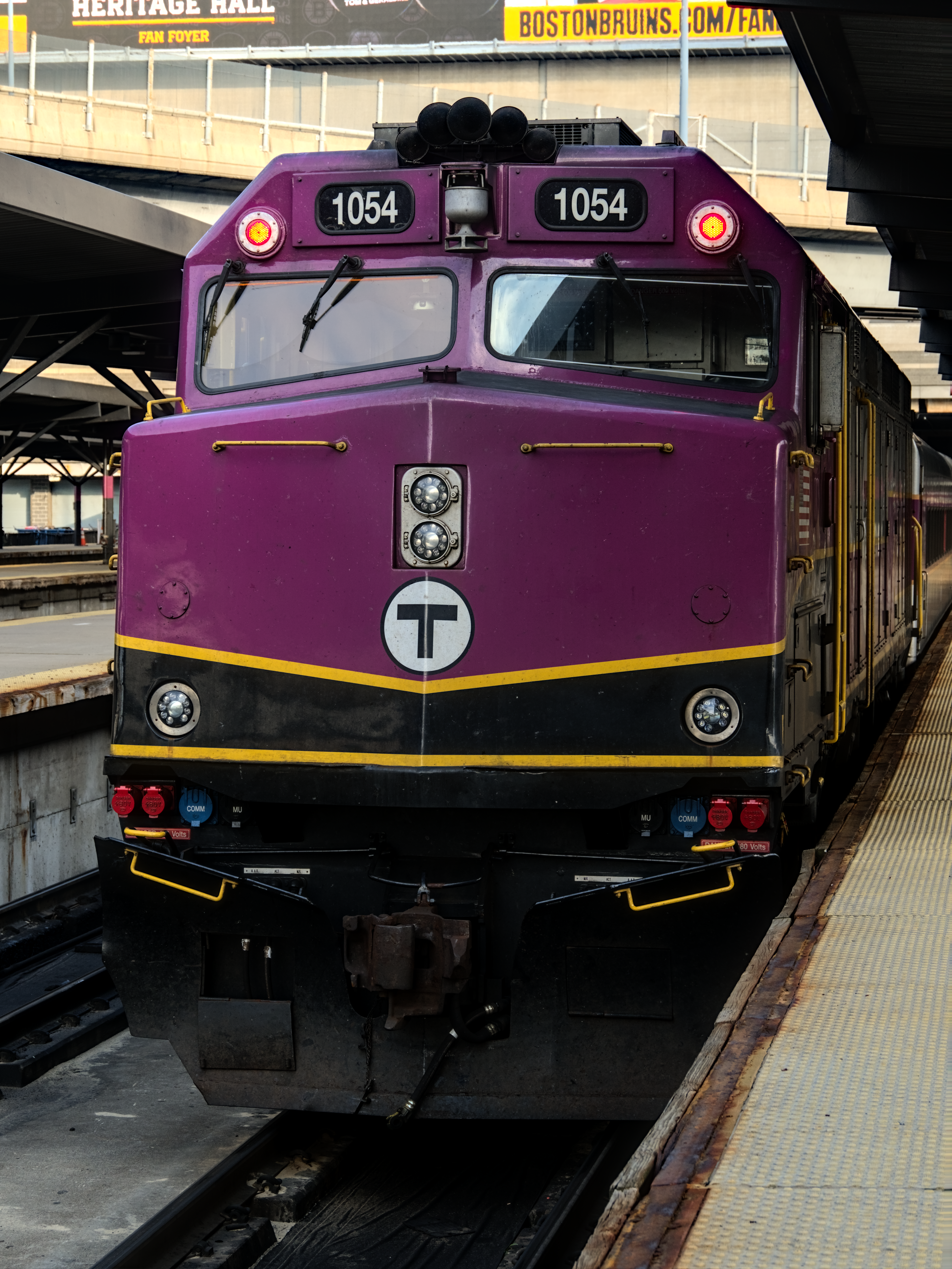 Trains at North Station, 2024-07-29