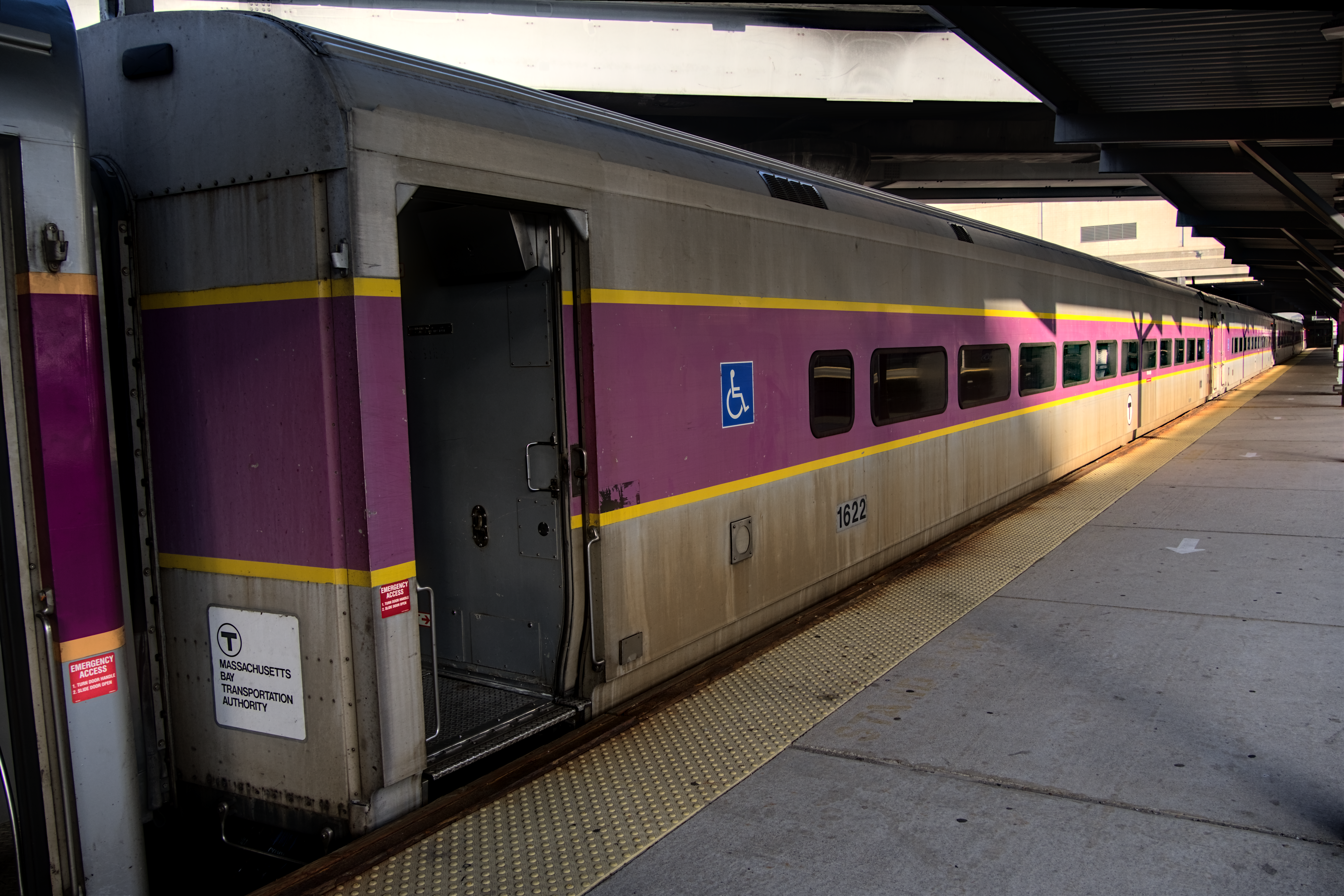 Trains at North Station, 2024-07-29